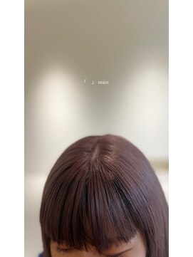 メイン(『　　』main) シルバーピンク