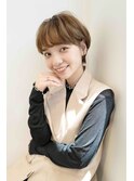 ショート/マッシュショート/ニュアンスパーマ/ハイトーン[原宿]