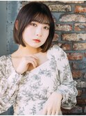 グラデーションカットナチュラルボブ