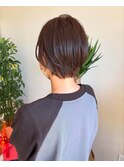 丸みショートボブ