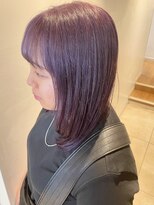 ネオリーブニコ 大井町店(Neolive Nico) 顔まわりレイヤー×パープルカラー