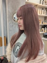 ポジ(poji)&nbsp;髪質改善カラー　艶カラー　ブラウンカラー　ミディアム