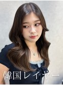 レイヤーカット/顔周りカット/顔周りレイヤー /韓国風パーマ