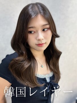 アミー 池袋(Ammy) レイヤーカット/顔周りカット/顔周りレイヤー /韓国風パーマ