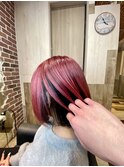 ド派手！逆インナーカラー！