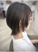 髪質改善/マッシュウルフ/インナーカラー/ミルクティーアッシュ