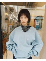 ヒュージ 表参道(huge)&nbsp;毛先パーマ　ボブパーマ　ニュアンスパーマ