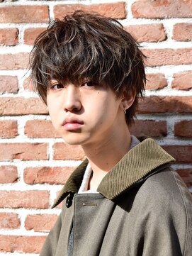 オーシャントーキョーオーバー 渋谷(OCEAN TOKYO OVER) メンズ波巻きツイスパニュアンススパイラルスパイキーショート