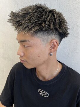 ルースト 西院店(ROOST) パイルツイスト×金メッシュ!