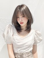 ボヌール 西宮北口(Bonheur)&nbsp;西宮北口/韓国風レイヤーカットラベンダーグレージュ