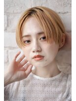 カライングドゥ(ing deux)&nbsp;大人可愛い20代30代40代黒髪前下がりショートボブ丸みショート◎