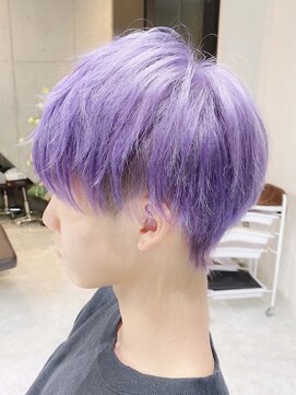 デイズ(days) ブリーチデザイン/ラウンドマッシュ/パープル