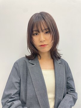 ザザ ZA/ZA 茗荷谷 ウルフレイヤー/ミディアム/モカブラウン