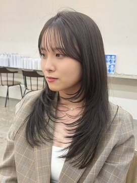 ミリ(mm) 10代20代30代ワンカールレイヤーカット透明感カラー髪質改善仙台