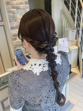 シュリット 溝の口(schritt) 編みおろし×ロングヘア 溝の口 サクマ