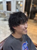 オリジンバイティアラ 横浜桜木町(ORIGIN by TIARA)&nbsp;【men's style】ウルフ×波巻きシャドウパーマ
