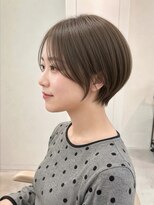 ミィ 浦和(mee) 透明感カラー ボブ 前髪 ショート カラー ブリーチ&ダブルカラー