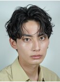 フェザーショートフェザーパーマニュアンスパーマショートヘア