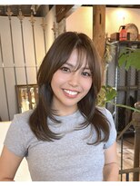 プカナ ラ(pukana_La)&nbsp;巻かなくても可愛いレイヤーカット