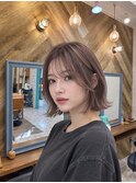 切りっぱなしボブ