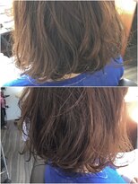 ヘアメイク エイト キリシマ(hair make No.8 kirishima)&nbsp;〔No.8 中村〕外国人風 切りっぱなし ボブパーマ サロンワーク