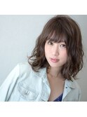 noine♪marina   ミディアムフェミウェーブ