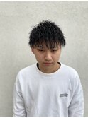 男受けNo1ウネウネツイストパーマ