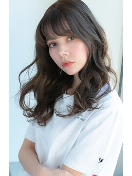 ヌーン ヘアメイク プラス ハッピータイムズ(NOON hair make+happy times) 耳かけ☆透明感イルミナアッシュベージュ 中野ヌーンstyle85
