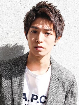 アフロート ディル(AFLOAT D'L) ウルフパーマ ウェットヘア スリークショート コンマバング