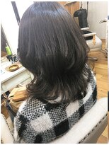 ヘアメイクゼロ 坂戸駅前店(hairmake zero)&nbsp;外はねミディ　ショコラブラウン