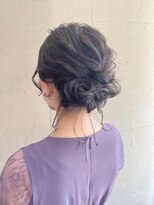 リフレアンドケア ミチ 幸町店(refre&care MICHI)&nbsp;お呼ばれヘア　結婚式アップスタイル