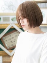 カバーヘア ブリス 上尾西口店(COVER HAIR bliss) 小顔ぶつ切りボブ外国人風大人ハイライトTb上尾20代30代40代