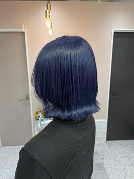 シグマ(SIGMA) コバルトブルー×切りっぱなしボブ♪