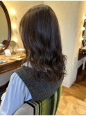 20×30×40代×くびれヘア×オリーブアッシュ×ミディアム
