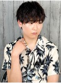 爽やかナチュラルパーマソフトツイストマッシュ