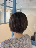 ラソニシカサイ(Lazo nishikasai)&nbsp;艶感重視☆ハイライトショートボブ