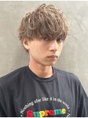 【aRietta大森】お洒落ハイライト×簡単セット無造作パーマ
