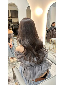 ジーナ 札幌(Zina) 髪質改善*アッシュブラウン*外巻きゆるカール【Zina 札幌】