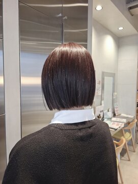 オーガニック リブ 川越(organic+live) 大人美人アッシュオリーブショコラアッシュミニボブ