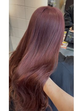 ヘアーメイクチック(HAIR MAKE CHiC) 春色ピンクブリーチカラーダブルカラー