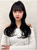 韓国ヘア/くびれ巻き/ヨシンモリ/小顔カット/イメチェン