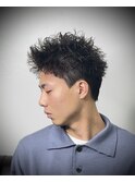 スパイキーピンパーマ