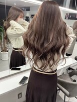 キング 高槻(K!ng)&nbsp;縮毛矯正髪質改善ハイライトレイヤーカット枚方美容室エクステ