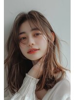 ラナ 新宿(lana)&nbsp;センターパート/似合わせ/レイヤーカット/【lana hair新宿】