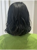 結べるロブパーマ