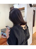 外ハネストレートボブ／上川美幸