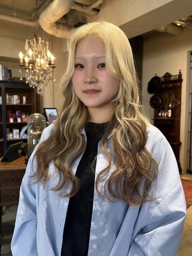 グッドフェローズ ミナミホリエ(GoodFellas minamihorie) ブリーチカラー＋エクステデザイン