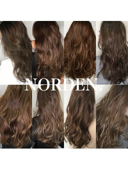 ノーデン(NORDEN.)の写真/都会の技術とセンスを生駒で。2名の実力派による新サロン誕生!あなたの理想を形に♪