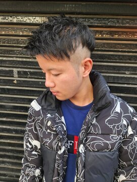 グラスヘアー 本店(Grass hair) アップバングフェード