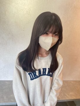 ビスクヘアデザイン(bisq hair design) 髪質改善カラー　艶カラー　ブラウンカラー　ミディアム